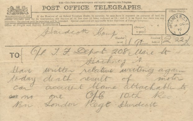 Edward Emsley - telegram